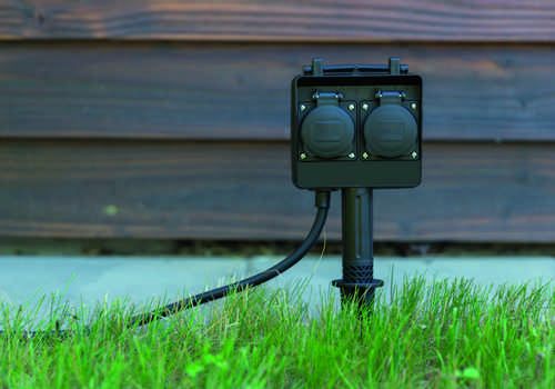 Außensteckdosen für den Garten