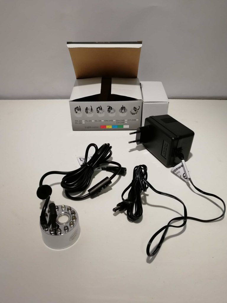 Nebler mit steuerbaren LED-Wechsellicht inkl. Indoor-Trafo