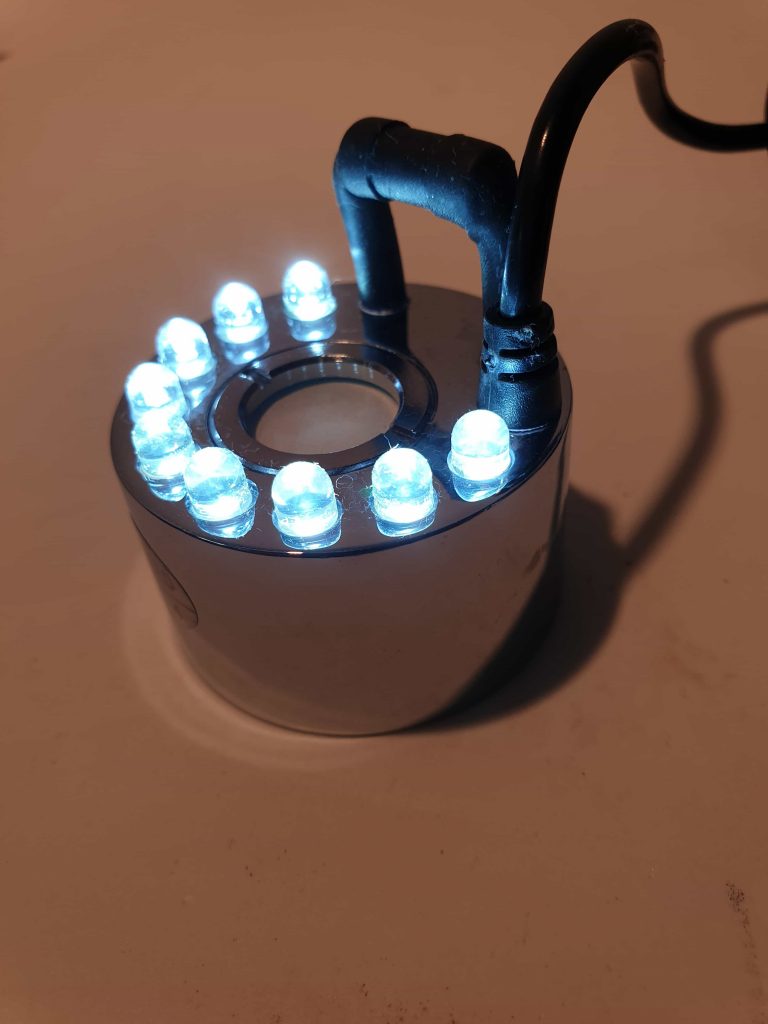 Nebler mit LED-Weisslicht inkl. Indoor-Trafo