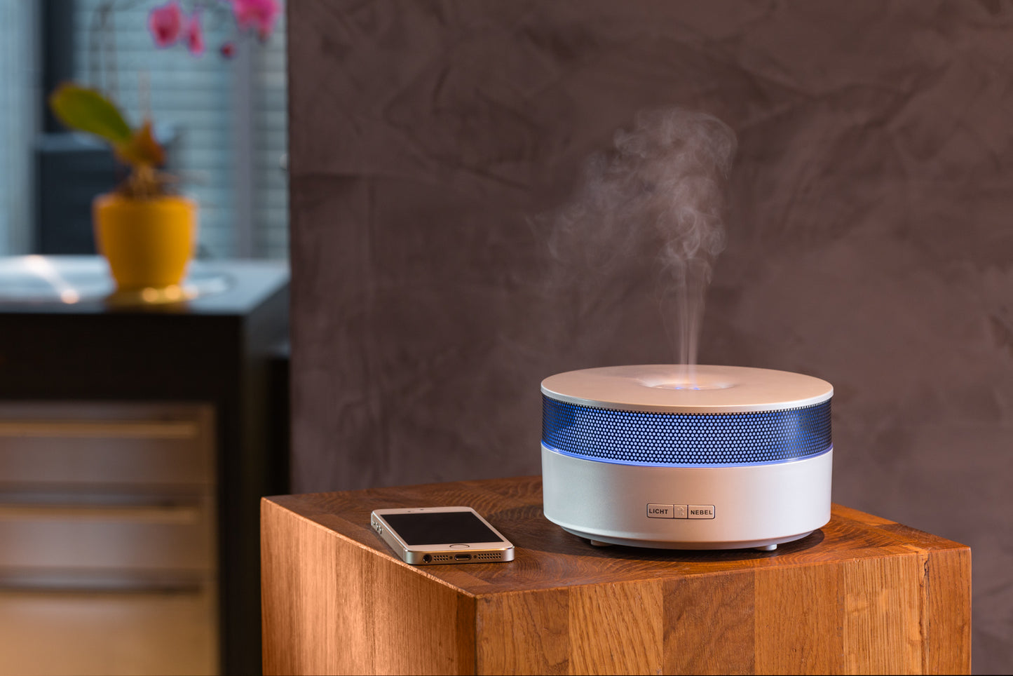 Seliger Aromavernebler Spa One Music weiß Luftbefeuchter Aroma-Diffuser