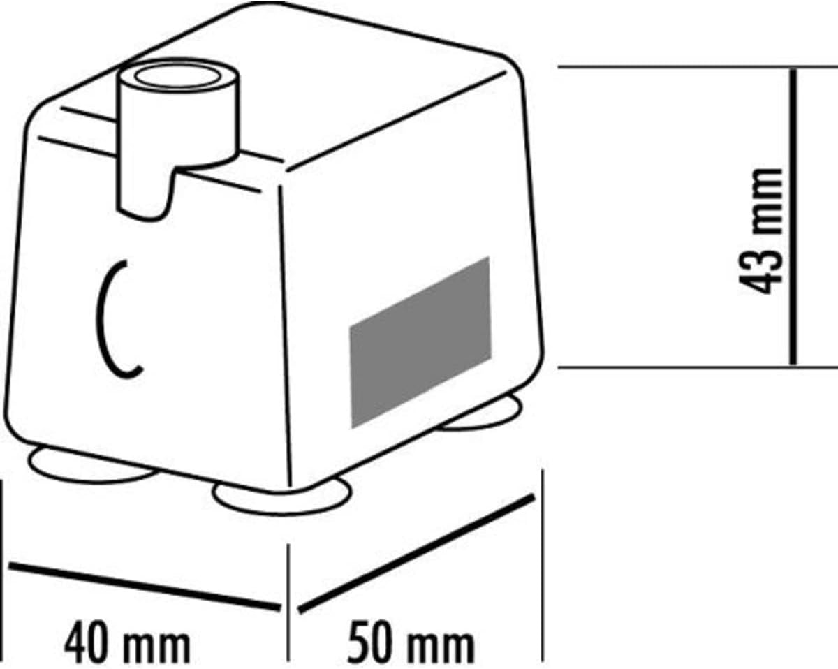 Seliger Zimmerbrunnenpumpe 320L mit Licht