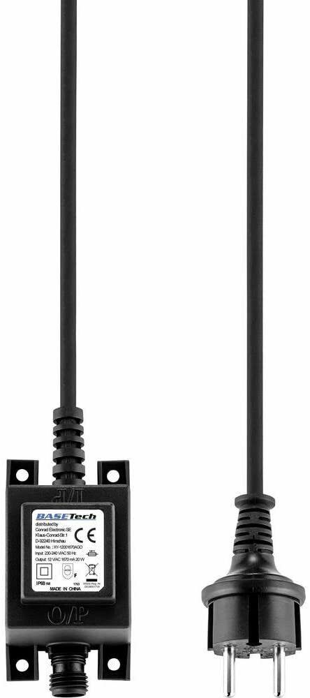 BASETECH Blocktrafo 12V, 20 W
