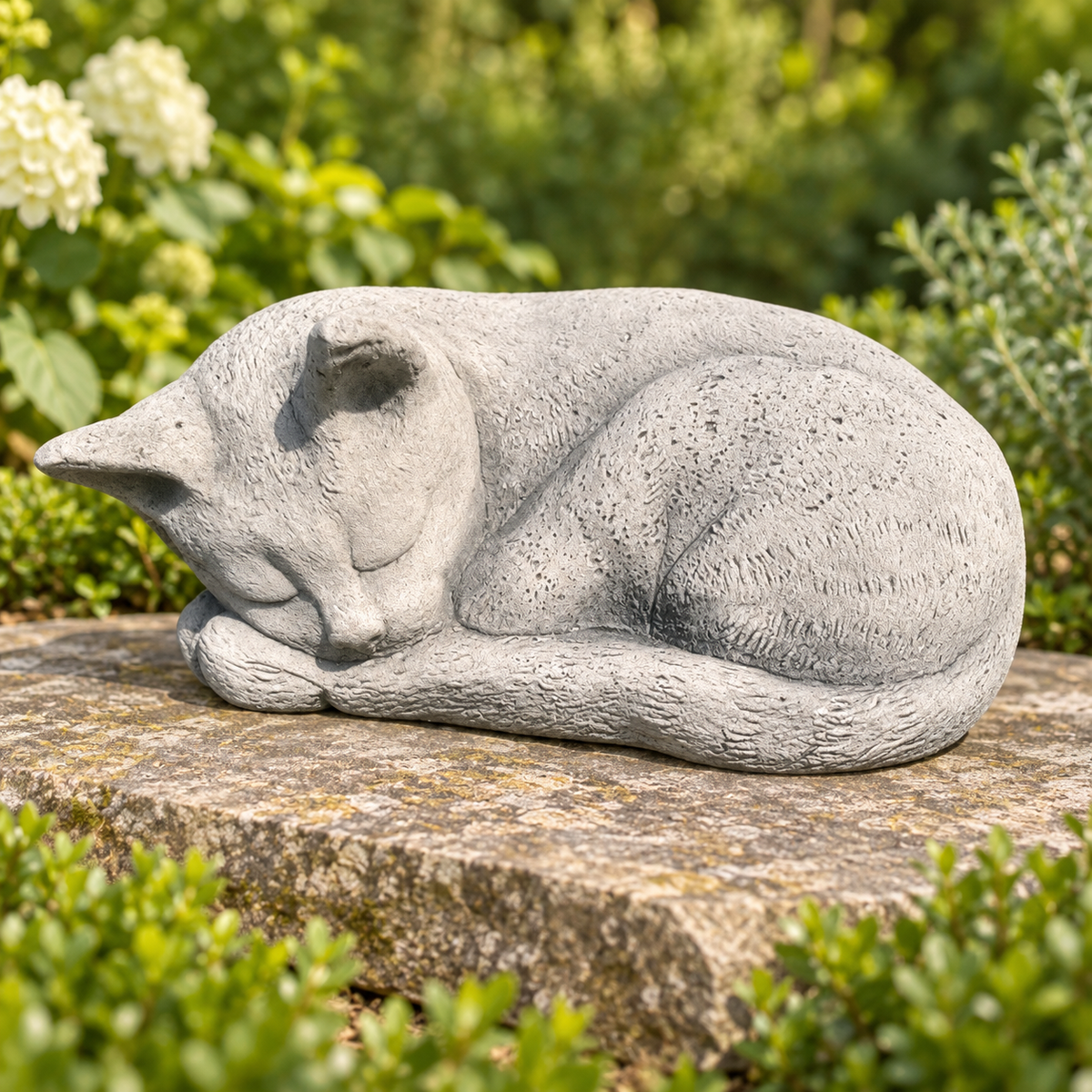 Art Decor Produktbild final 2026-09-24 | G314 | Steinguss-Figur Katze, "PITTI"
