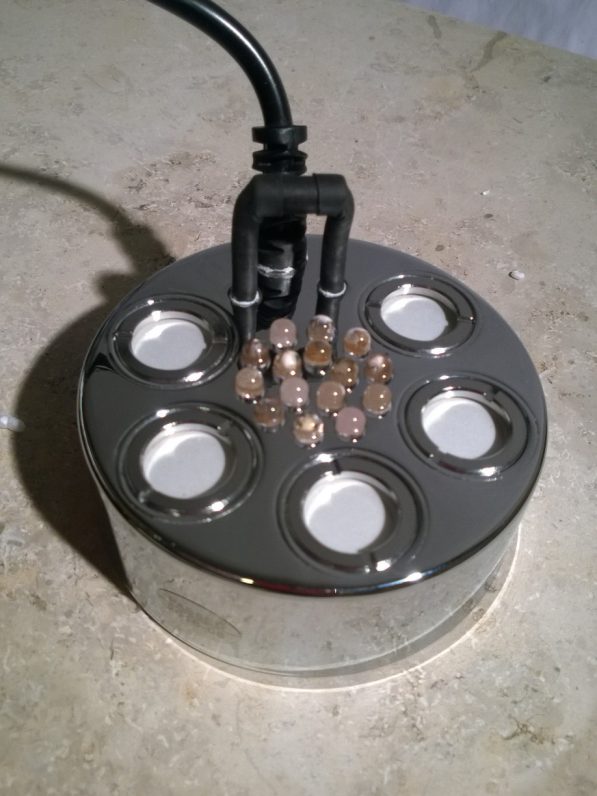 5fach-Nebler mit LED-Farbwechsellicht inkl. Outdoor-Trafo