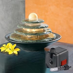 Seliger Zimmerbrunnenpumpe 320L mit Licht