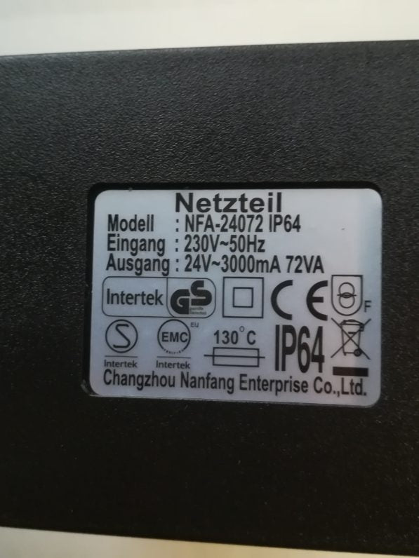 3fach-Nebler mit LED-Farbwechsellicht inkl. Außentrafo