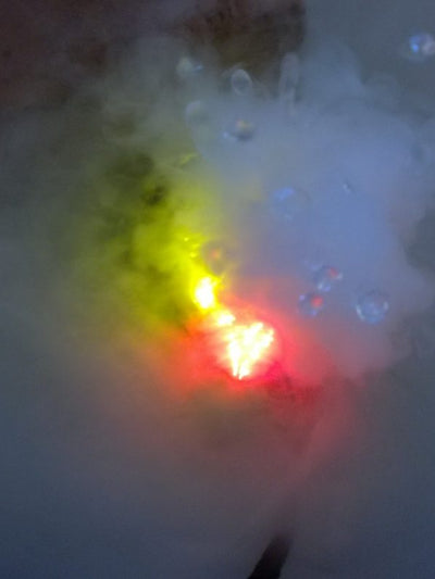 3fach-Nebler mit LED-Farbwechsellicht inkl. Außentrafo