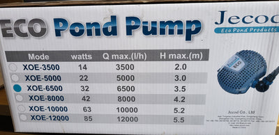 JECOD Eco Pond XOE 6500 Teichpumpe