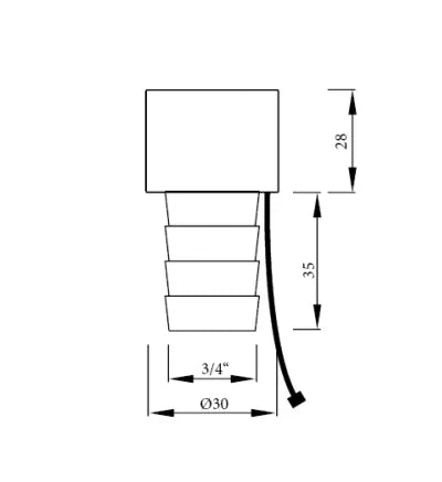 Seliger Quellstar PRO 24 Volt 600 weiß komplett Set